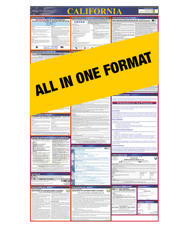 All In One State and Federal Labor Law Posters