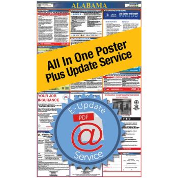 Alabama All In One Poster + 3 Year E-Update Service