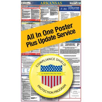 Arkansas All In One Poster + 3 Year Replacement Poster