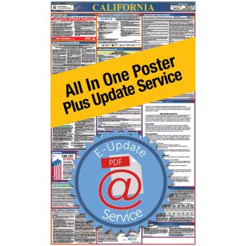 California All In One Poster + 1 Year E-Update Service