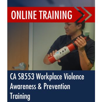 CA SB553 Workplace Violence Prevention Online Training for Supervisors and Employees