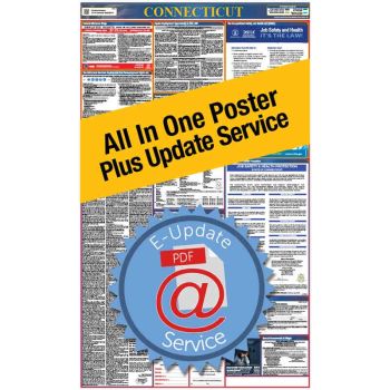 Connecticut All In One Poster + 2 Year E-Update Service