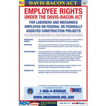 Davis Bacon Act Poster