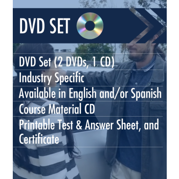 California SB1343/AB1825/AB2053/SB396 Supervisor Harassment Prevention DVD Training