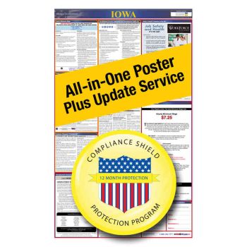 Iowa All in One Poster + 2 Year Replacement Poster