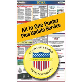 Iowa All In One Poster + 1 Year Replacement Poster
