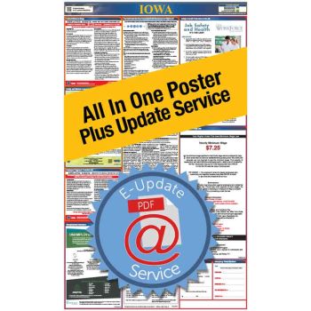 Iowa All In One Poster + 1 Year E-Update Service
