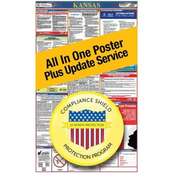 Kansas All In One Poster + 3 Year Replacement Poster