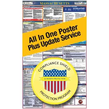 Massachusetts All In One Poster + 3 Year Replacement Poster
