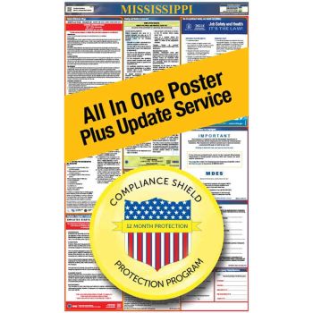 Mississippi All In One Poster + 1 Year Replacement Poster