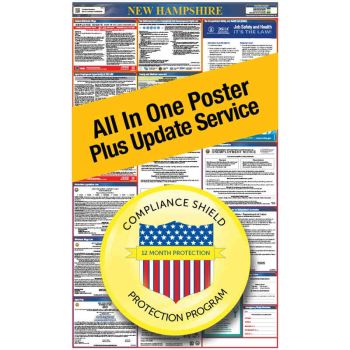New Hampshire All In One Poster + 1 Year Replacement Poster
