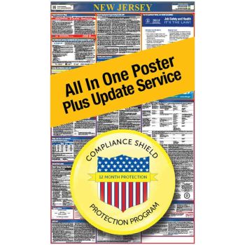 New Jersey All In One Poster + 2 Year Replacement Poster