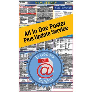 New Jersey All In One Poster + 2 Year E-Update Service