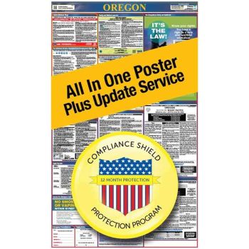 Oregon All In One Poster + 1 Year Replacement Poster