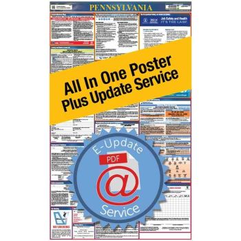 Pennsylvania All In One Poster + 3 Year E-Update Service