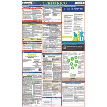 Puerto Rico All in One Labor Law Poster (Spanish)