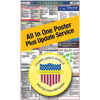 Puerto Rico All In One Poster + 1 Year Replacement Poster