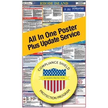 Rhode Island All In One Poster + 3 Year Replacement Poster