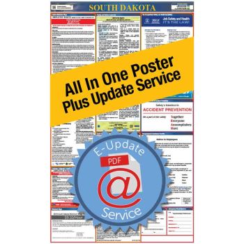South Dakota All In One Poster + 2 Year E-Update Service
