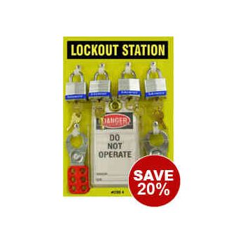 Lockout Station Kit (4 padlock)