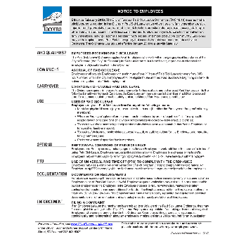 Tacoma Paid Sick Leave Poster