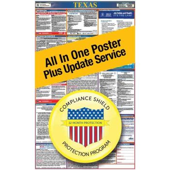 Texas All In One Poster + 1 Year Replacement Poster