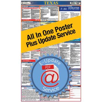 Texas All In One Poster + 2 Year E-Update Service