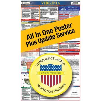 Virginia All In One Poster + 1 Year Replacement Poster