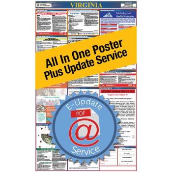 Virginia All In One Poster + 1 Year E-Update Service