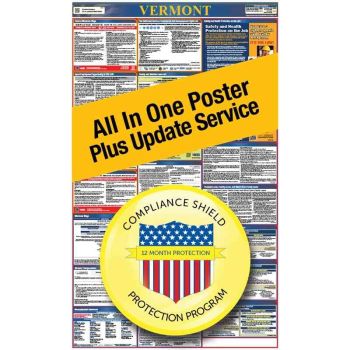 Vermont All In One Poster + 3 Year Replacement Poster