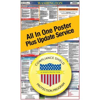 Washington All In One Poster + 1 Year Replacement Poster
