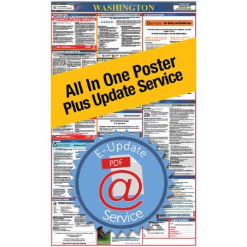 Washington All In One Poster + 3 Year E-Update Service