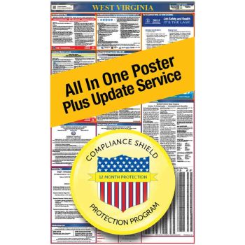 West Virginia All In One Poster + 1 Year Replacement Poster