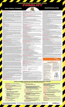 Forklift Poster