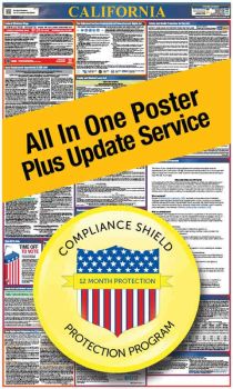 California All In One Poster + 2 Year Replacement Poster