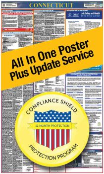 Connecticut All In One Poster + 1 Year Replacement Poster
