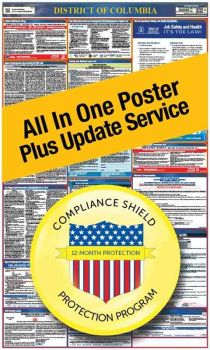 District of Columbia All In One Poster + 1 Year Replacement Poster