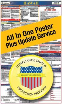 Hawaii All In One Poster + 1 Year Replacement Poster
