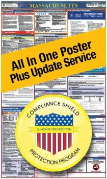 Massachusetts All In One Poster + 3 Year Replacement Poster