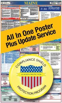 Maine All In One Poster + 2 Year Replacement Poster