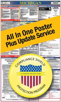 Michigan All In One Poster + 2 Year Replacement Poster