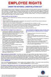 Employee Rights Under The National Labor Relations Act (Federal Contractors Only)(English)