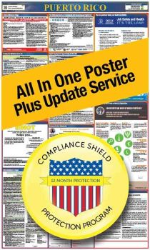 Puerto Rico All In One Poster + 3 Year Replacement Poster