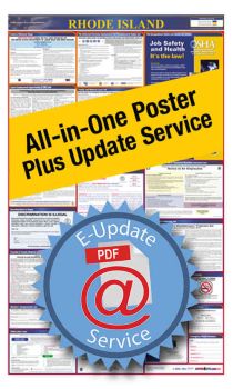Rhode Island All in One Poster + 1 Year E-Update Service