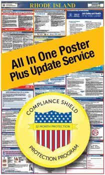Rhode Island All In One Poster + 2 Year Replacement Poster