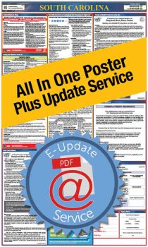 South Carolina All In One Poster + 2 Year E-Update Service