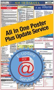 South Dakota All In One Poster + 2 Year E-Update Service