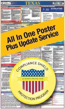 Texas All In One Poster + 2 Year Replacement Poster