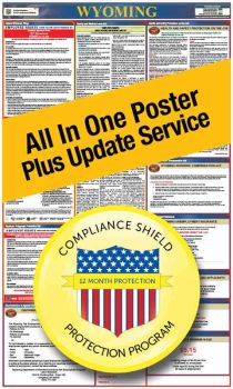 Wyoming All In One Poster + 3 Year Replacement Poster
