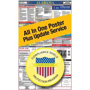 Alabama All In One Poster + 1 Year Replacement Poster